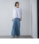 【大きいサイズ】【biyori】”ひんやり、薄くて、ラクに”モダールデニムパンツ≪洗濯機で洗える≫