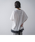裾配色スキッパーシャツ≪洗濯機で洗える≫
