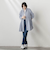 【WEB限定】ぐーんと伸びるデニムレギパン≪洗濯機で洗える≫