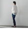 【WEB限定】ぐーんと伸びるデニムレギパン≪洗濯機で洗える≫