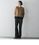 【WEB限定】デニム見えシャンブレーワイドパンツ≪洗濯機で洗える≫