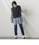 【WEB限定/大きいサイズ】ぐーんと伸びるデニムレギパン≪洗濯機で洗える≫