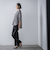 【WEB限定/大きいサイズ】デニム見えシャンブレーワイドパンツ≪洗濯機で洗える≫