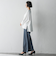 【WEB限定/大きいサイズ】デニム見えシャンブレーワイドパンツ≪洗濯機で洗える≫