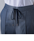 【WEB限定/大きいサイズ】デニム見えシャンブレーワイドパンツ≪洗濯機で洗える≫