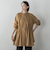 【WEB限定】“体型カバーも叶う”3WAYチュニックブラウス≪洗濯機で洗える≫