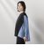 【大きいサイズ】バックギャザー切り替えニット≪手洗い可能≫