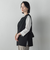 ”後姿もこなれ感”スポンディッシュニットジレ≪手洗い可能≫
