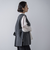 ”後姿もこなれ感”スポンディッシュニットジレ≪手洗い可能≫