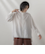 【biyori/極】”こなれ袖がポイント”バンドカラーシャツ