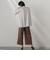 【biyori/極】”こなれ袖がポイント”バンドカラーシャツ