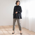 【WEB限定/大きいサイズ】”すっきり快適な履き心地”テーパードパンツ≪洗濯機で洗える≫