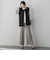 キラメキストレッチワイドパンツ≪洗濯機で洗える≫