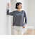 【WEB限定/大きいサイズ】”着映え万能ロンＴ”シアードッキング≪洗濯機で洗える≫