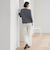 【WEB限定/大きいサイズ】”着映え万能ロンＴ”シアードッキング≪洗濯機で洗える≫