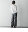 【WEB限定】”もっちり素材”ダンボールワイドパンツ≪手洗い可能≫