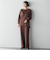 【WEB限定】”もっちり素材”ダンボールワイドパンツ≪手洗い可能≫