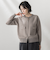 【大きいサイズ】Wジップニットブルゾン≪手洗い可能≫