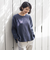 つぶつぶジョーゼットカットソー≪洗濯機で洗える≫
