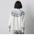 【大きいサイズ】フェアアイル柄ニット