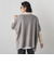 【WEB限定】”前後で印象が変わる”ドルマンバイカラーニット