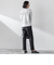 両面起毛2WAYストレッチテーパードパンツ