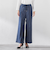 セルロースデニムワイドパンツ