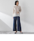 セルロースデニムワイドパンツ