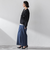 セルロースデニムワイドパンツ