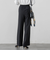 【大きいサイズ】ハイストレッチカルゼワイドパンツ