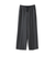 【大きいサイズ】ハイストレッチカルゼワイドパンツ