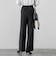 ハイストレッチカルゼワイドパンツ