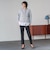 【WEB限定】“美脚デニム見え”裾スリットテーパードパンツ
