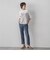 【WEB限定】“美脚デニム見え”裾スリットテーパードパンツ