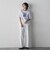 【極・名品パンツ/大きいサイズ】シェルタリングワイドパンツ