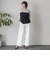【WEB限定/+5cm丈長め】【極・名品パンツ】シェルタリングワイドパンツ