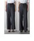 【WEB限定/+5cm丈長め】シェルタリングワイドパンツ