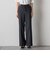 【WEB限定/+5cm丈長め】シェルタリングワイドパンツ
