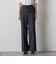 【WEB限定/+5cm丈長め】シェルタリングワイドパンツ