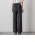 【WEB限定/+5cm丈長め】シェルタリングワイドパンツ