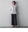 【WEB限定/+5cm丈長め】シェルタリングワイドパンツ
