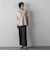 【WEB限定/+5cm丈長め】【極・名品パンツ】シェルタリングワイドパンツ