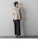 【WEB限定/+5cm丈長め】【極・名品パンツ】シェルタリングワイドパンツ
