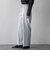 【WEB限定/+5cm丈長め】【極・名品パンツ】シェルタリングワイドパンツ