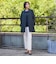 【WEB限定/+5cm丈長め】【極・名品パンツ】シェルタリングテーパードパンツ