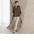 【WEB限定/+5cm丈長め】【極・名品パンツ】シェルタリングテーパードパンツ