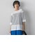 【大きいサイズ】ボーダーTシャツニット