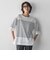 【大きいサイズ】ボーダーTシャツニット
