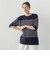 【大きいサイズ】ボーダーTシャツニット