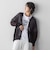 【大きいサイズ】シアーシャイニーニットブルゾン